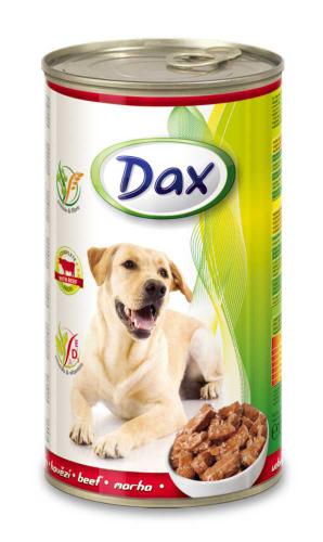Dax Dog kousky hovz, konzerva 1240 g