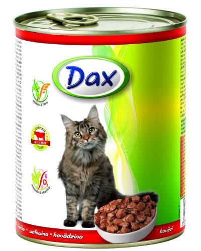 Dax Cat kousky hovìzí, konzerva 830 g 