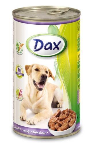 Dax Dog kousky jehnìèí, konzerva 1240 g 