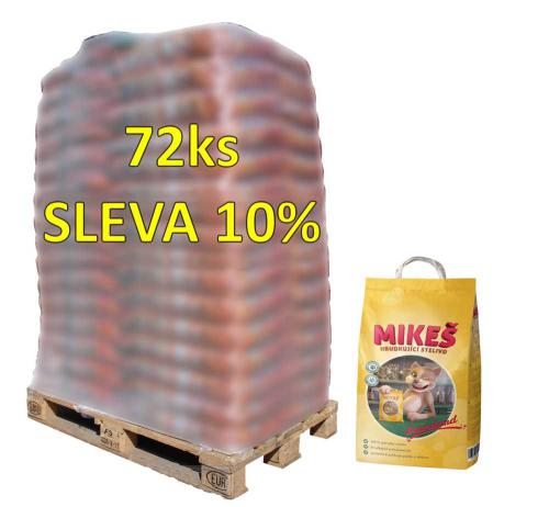 MIKEŠ Standard Natural hrudkující 10 kg (paleta 72 ks) SLEVA 7 %