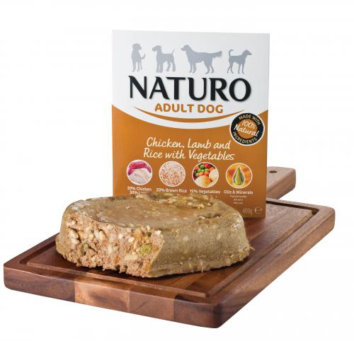 Naturo Dog Adult Chicken & Lamb, vanièka 400 g PRODEJ PO BALENÍ (7 ks)