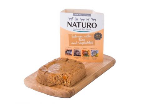 Naturo Dog Adult Salmon & Rice, vanièka 400 g PRODEJ PO BALENÍ (7 ks)