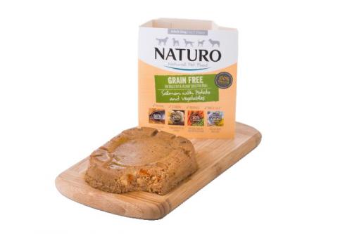 Naturo Dog Salmon & Potato GF, vanièka 400 g PRODEJ PO BALENÍ (7 ks)