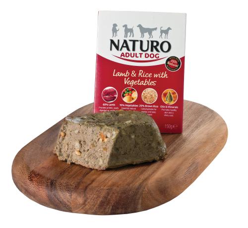 Naturo Dog Adult Mini Lamb & Rice with Vegetables, vanièka 150 g 