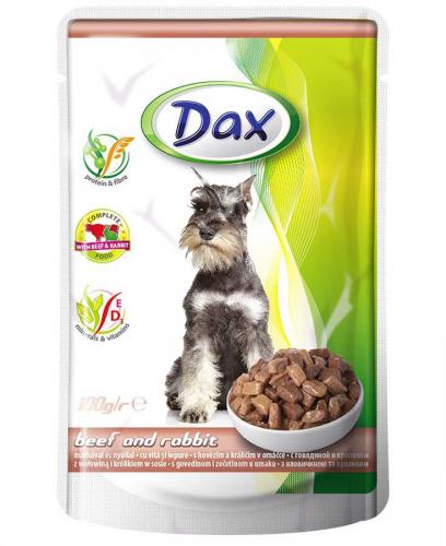 Dax Dog hovìzí a králièí, kapsièka 100 g 