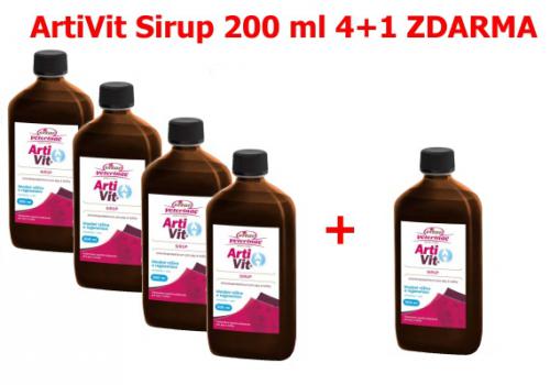 Vitar veterinae Artivit sirup 200 ml AKCE 4 + 1 ZDARMA