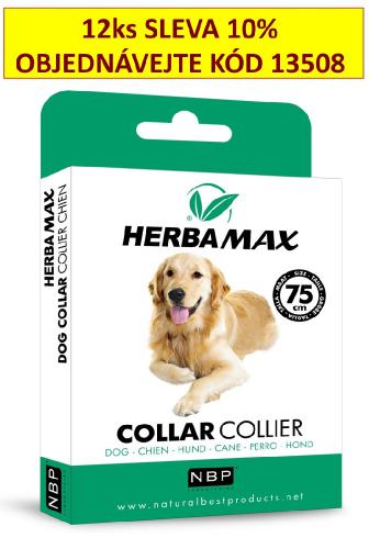 Herba Max Dog repelentní obojek, pes 75 cm EXPIRACE 6/23
