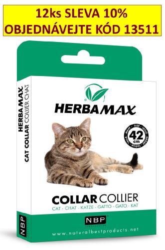 Herba Max Collar Cat repelentní obojek, koèka 42 cm