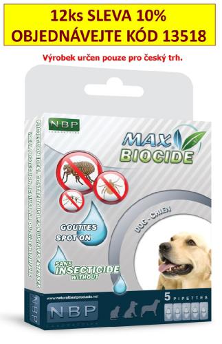 Max Biocide Spot-on Dog antiparazitní kapsle, pes 5 x 1 ml !CZ!