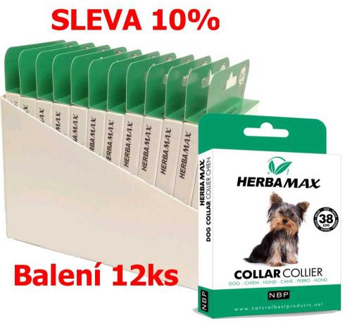 Herba Max Collar Dog repelentní obojek, pes 38 cm (12 ks) SLEVA 10 %
