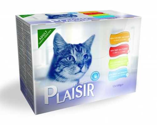 Plaisir Cat Multipack, kapsièky 100 g (12 ks)