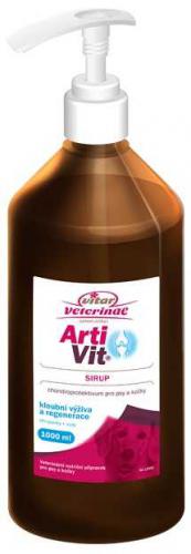 Vitar veterinae Artivit sirup s pumpièkou 1000 ml