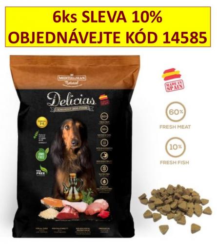 Delicias Dog Adult Soft polomkk krmivo 1,5 kg