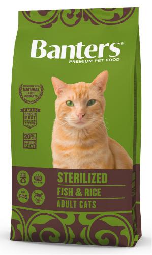 Banters Cat Adult Sterilized Fish & Rice 8 kg