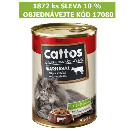 Cattos Cat hovz, konzerva 415 g