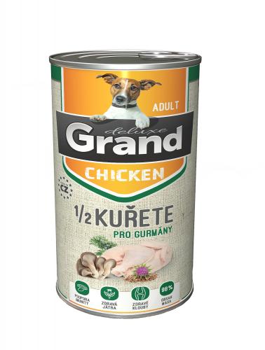 Grand deluxe Dog Adult s 1/2 kuete, konzerva1300 g
