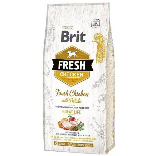 Brit Fresh Chicken & Potato Adult Great Life 12kg