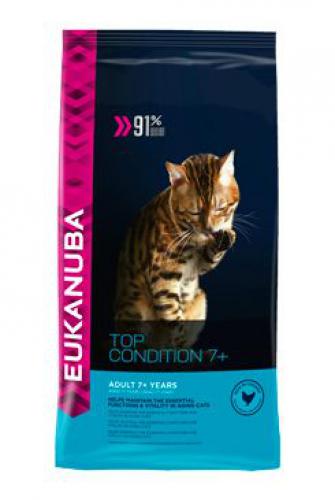 Eukanuba Cat Senior 7+ Top Condition Chicken bal.400g/4kg