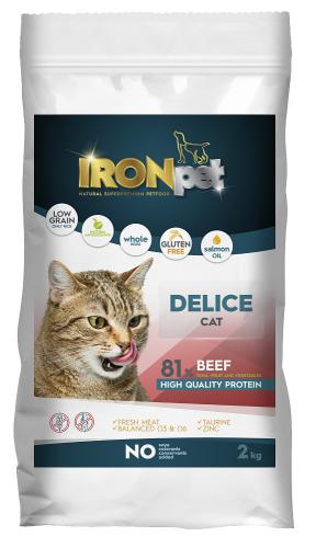 IRONpet Cat Delice Beef (Hovìzí) 2 kg 