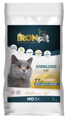IRONpet Cat Sterilized Turkey (Krùta) 2 kg