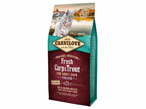 Carnilove Cat Fresh Carp & Trout - Sterilized 6kg
