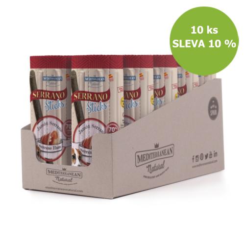 Serrano Dog Sticks Ham, tyèinka 16 x 12 g (10 ks) SLEVA 10 %
