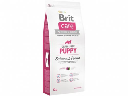 Brit Care Grain-free Puppy Salmon & Potato 12kg POŠKOZENÝ OBAL
