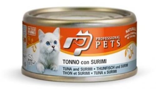Professional Pets Naturale Cat konzerva tuòák a surimi 70g
