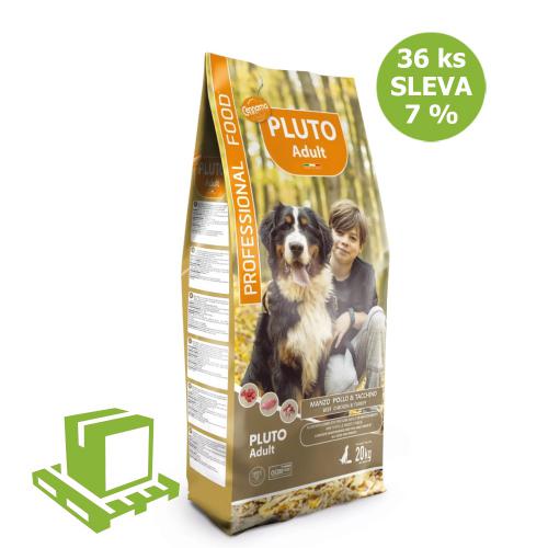 PLUTO Dog Adult 20 kg (paleta 36 ks) SLEVA 7 %