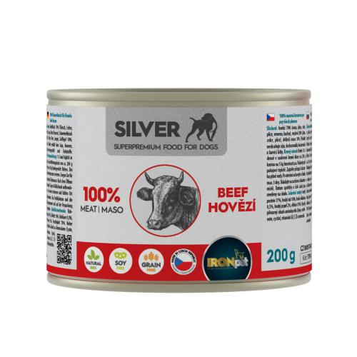 IRONpet Silver Dog Hovz 100% masa, konzerva 200 g