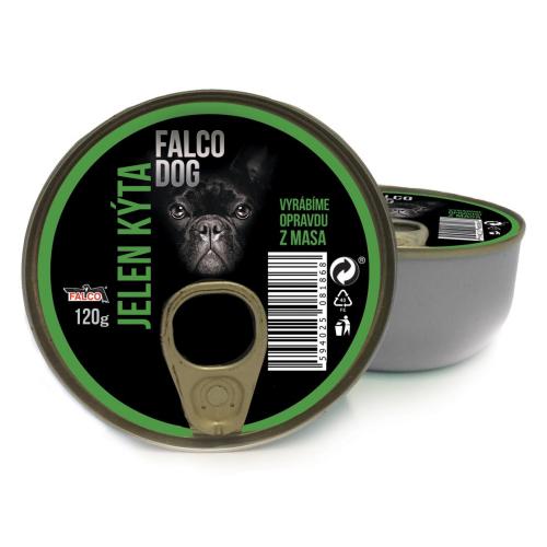 FALCO DOG jelení kýta, konzerva 120 g
