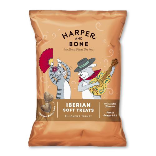 Harper and Bone Cat & Dog ibersk mkk pamlsky kue a krta 90 g