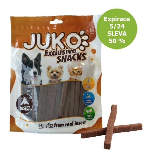 Hmyz hranolky JUKO Exclusive Snacks 250 g - Expirace 5/24 - SLEVA 50 %