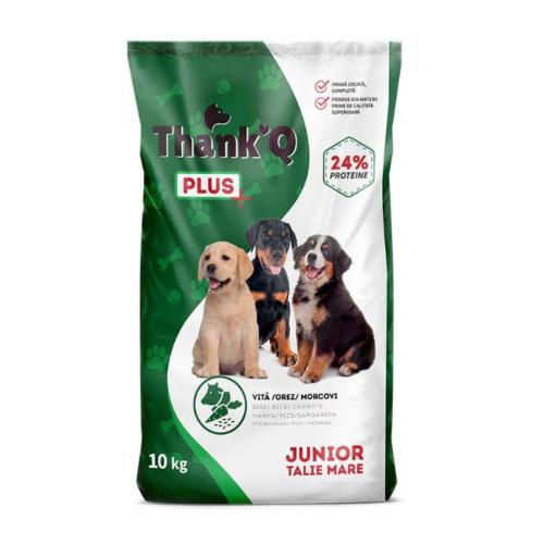 ThankQ Plus Dog Junior Hovz 10 kg