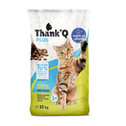 ThankQ Plus Cat Adult Ryba 10 kg