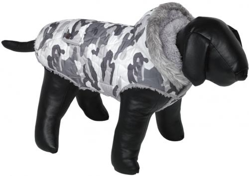 Nobby POLAR obleèek pro psa s kapucí 44cm šedý maskáè