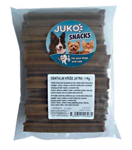 Dentln k Jtra JUKO Snacks 1 kg (cca 42 - 51 ks)