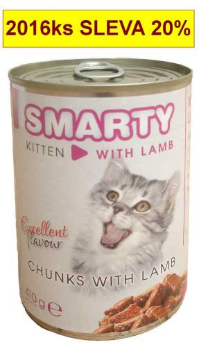 SMARTY Cat Kitten Jehnìèí chunks, konzerva 410 g