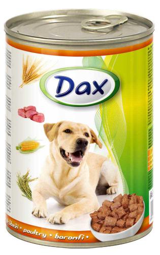 Dax Dog kousky drùbeží, konzerva 415 g