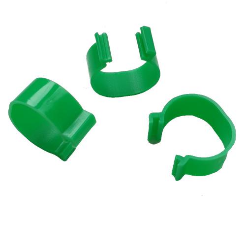 Krouky zmkov plast 18 mm - zelen