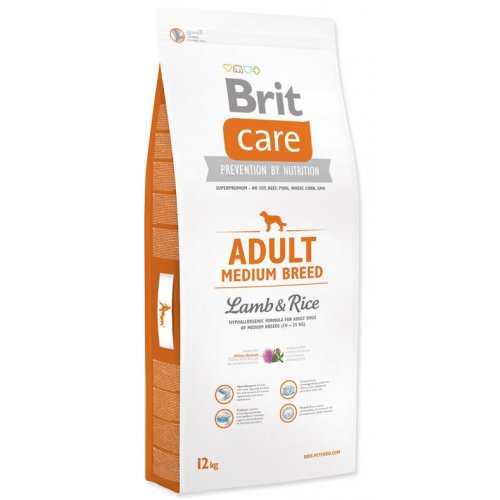 NEW Brit Care Adult Medium Breed Lamb & Rice 3kg,12kg - zvìtšit obrázek