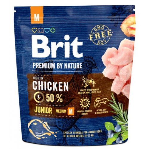 Brit Premium by Nature Junior M 15kg - zvìtšit obrázek