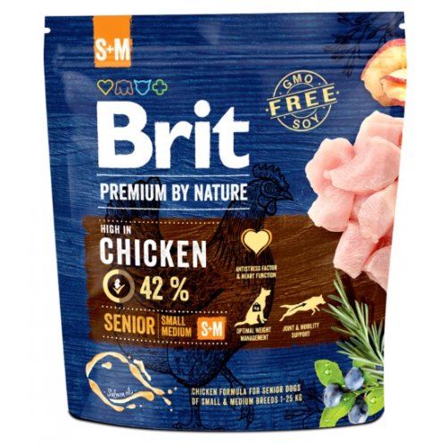 Brit Premium by Nature Senior S+M 15kg - zvìtšit obrázek
