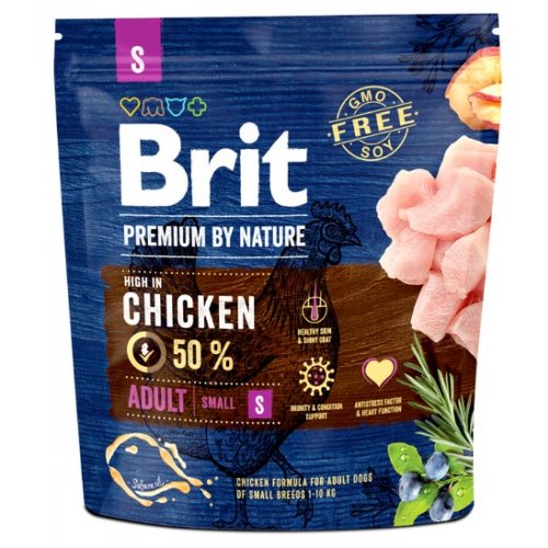 Brit Premium by Nature Adult S 8kg - zvìtšit obrázek