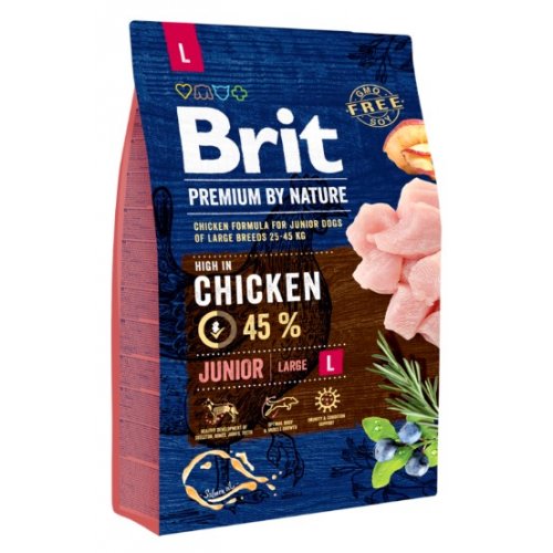 Brit Premium by Nature Junior L 15kg - zvìtšit obrázek