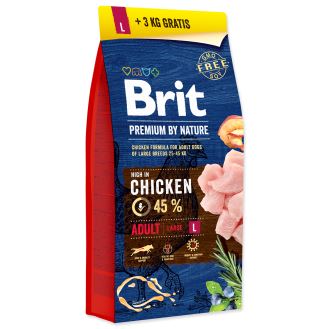                                             Brit Premium by Nature Adult L 15kg+3kg                                              - zvìtšit obrázek