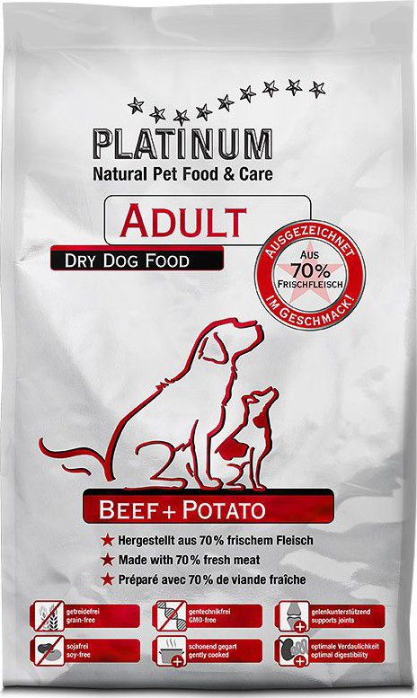 Platinum Adult Natural Beef+Potatoes 5kg - zvìtšit obrázek