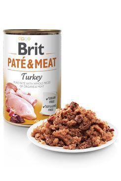 Brit Dog konz Paté & Meat Turkey 800g 6ks - zvìtšit obrázek