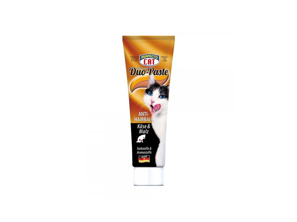 Perfecto Cat DUO-Pasta Sýr & Slad Anti-Hairball 100g - zvìtšit obrázek