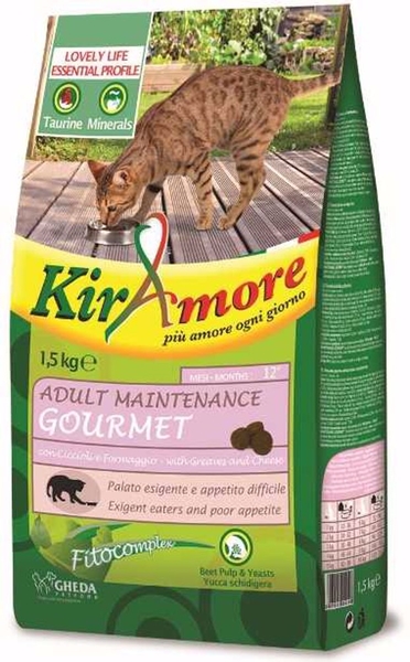 Kiramore Cat Adult Maintenance Gourmet 1,5 kg EXPIRACE 8/21 - zvìtšit obrázek